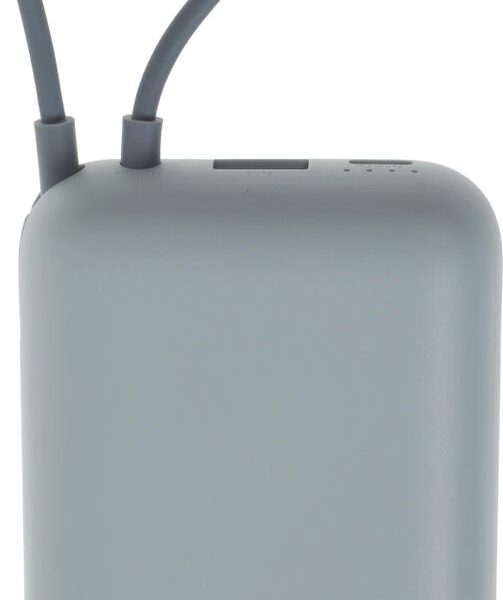 Xiaomi Power Bank 10000mAh (встроенный кабель) Ледяной синий GL Портативный аккумулятор