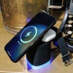 Беспроводная зарядная панель WALKER WH-55 18W черный + совместим с Apple Watch Charging + AirPods Ch