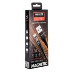 Кабель USB - Micro USB [3.1A, магнитный, 1m] WALKER C775 черн.
