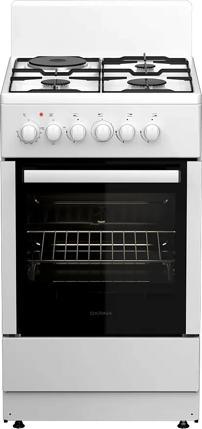 Darina 1E КМ241 321 W белый Плита комбинированная