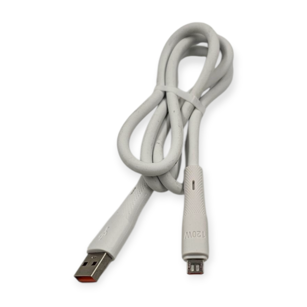 Кабель USB - Micro USB [3.0A, 1m] RECRSI OD5.5 бел.