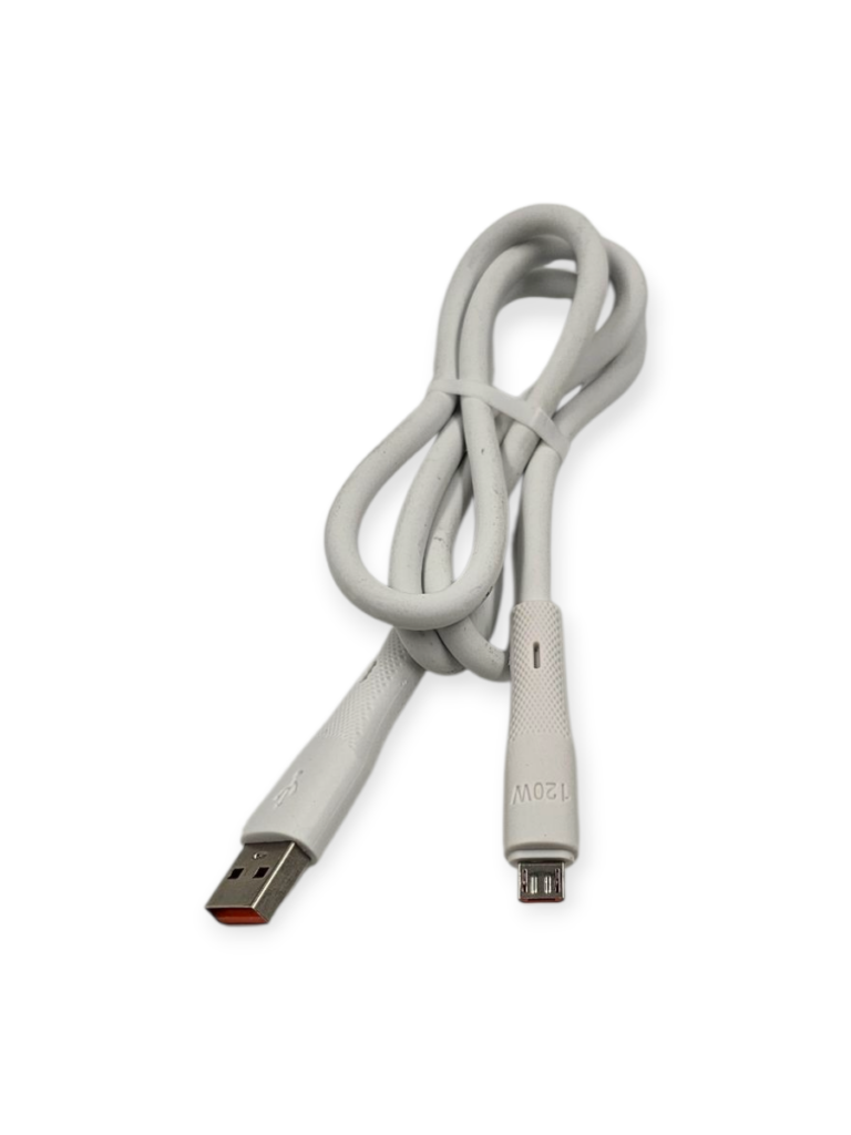 Кабель USB - Micro USB [3.0A, 1m] RECRSI OD5.5 бел.