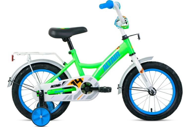 ALTAIR KIDS 14 2020-2021, ярко-зеленый/синий 1BKT1K1B1003 Велосипед