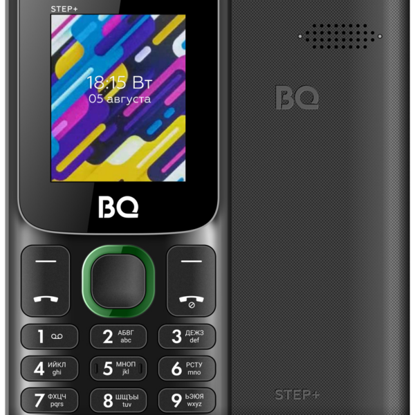 BQ 1848 Step+ Black+Green Мобильный телефон