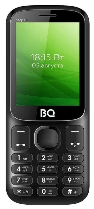BQ 2440 Step L+ Black Мобильный телефон