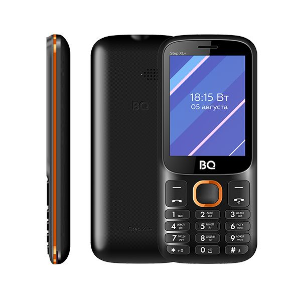 BQ 2820 Step XL+ Black+Orange Мобильный телефон