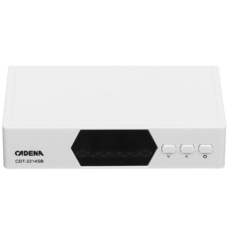 Cadena CDT-2214SB белый, DVB-T2, DVB-T, HDMI, USB 2.0 Приставка для цифрового ТВ