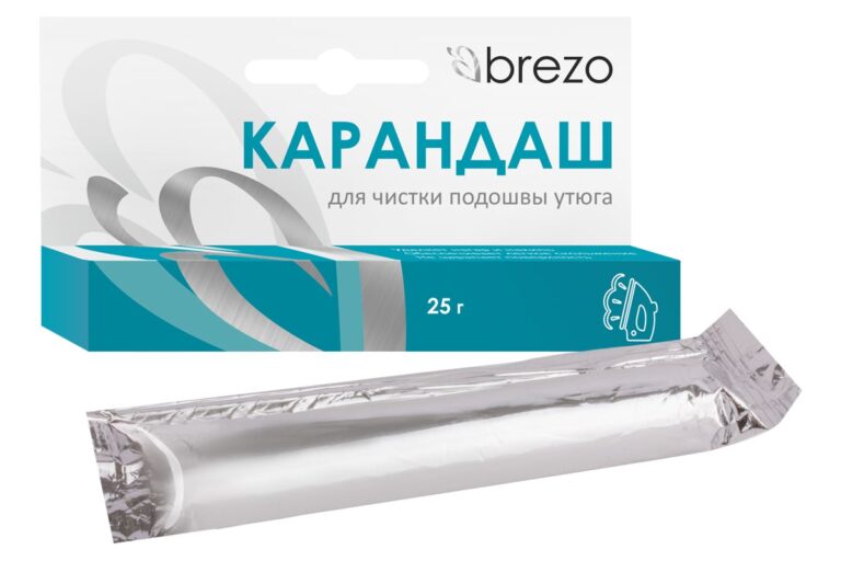 BREZO 97025 Карандаш для чистки подошвы утюга 25 г.