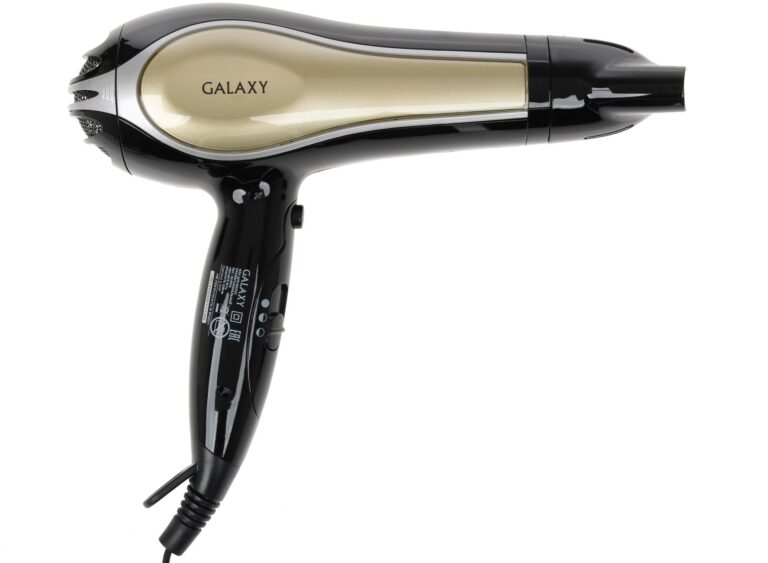 GALAXY GL 4316 Черный/золотистый Фен