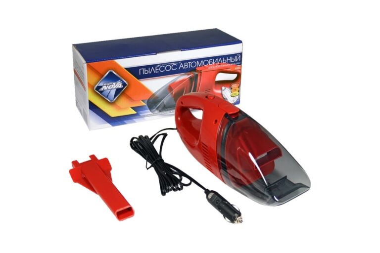 NOVA BRIGHT 12В красный 46885 Автомобильный пылесос
