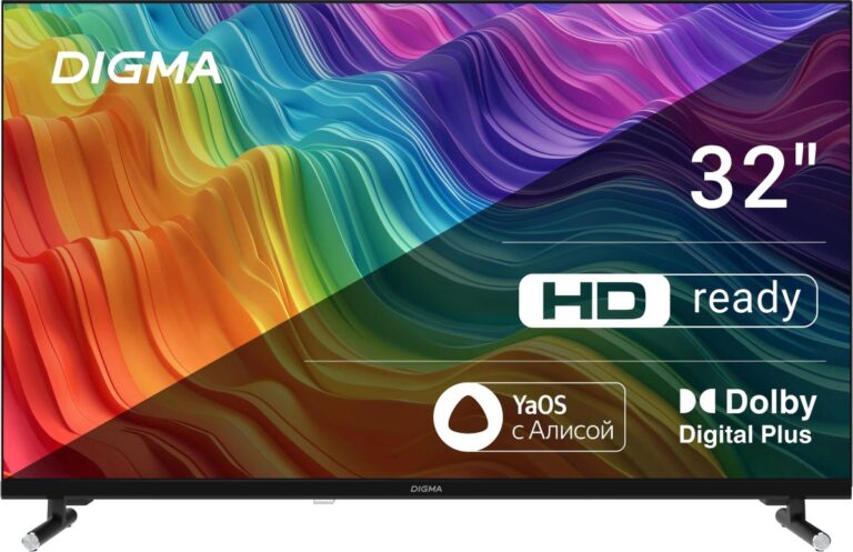 Digma DM-LED32SBB32  черный Телевизор