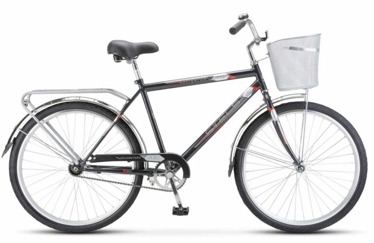STELS Navigator-200 С 26" Z010 LU101679 LU095263 19" Серый 2023 + корзина  Велосипед
