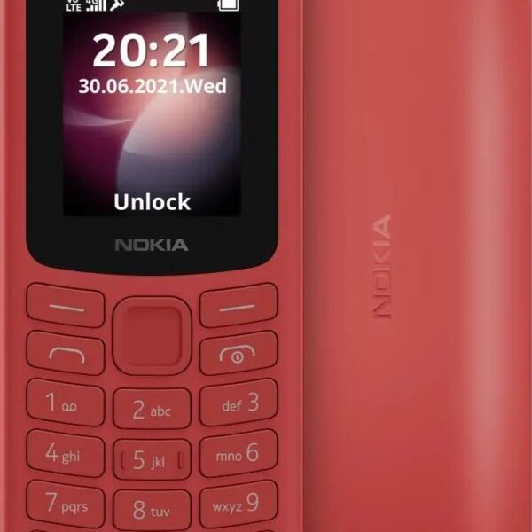 Nokia 106 TA-1564 DS EAC красный Мобильный телефон