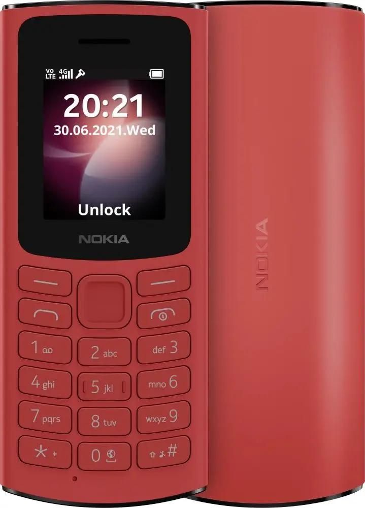 Nokia 106 TA-1564 DS EAC красный Мобильный телефон