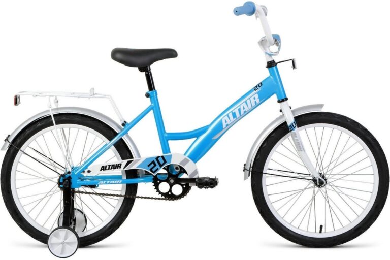 ALTAIR KIDS 20 (20" 1 ск. рост. 13") 2022, бирюзовый/белый, IBK22AL20044 Велосипед