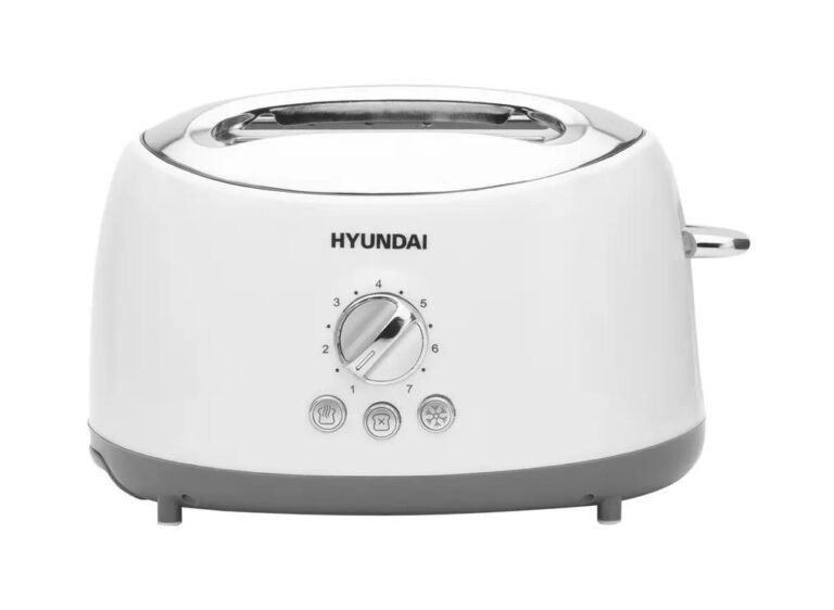 Hyundai HYT-8003 Белый/серый Тостер