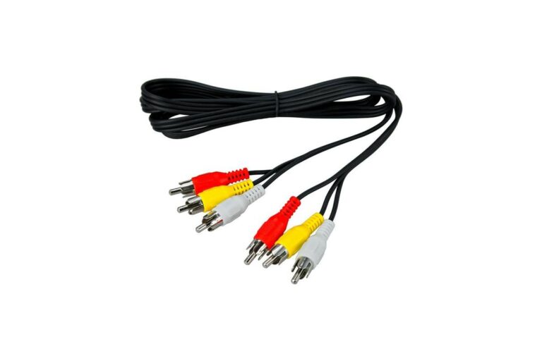Аудио видео кабель 3 RCA - 3 RCA 1,2 м  283-312