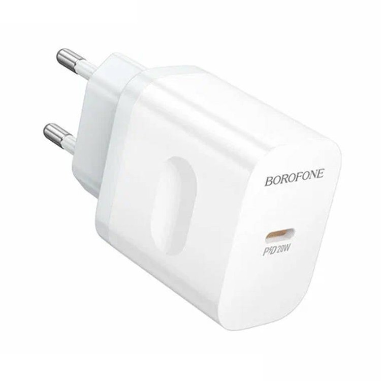 BOROFONE BA99A Breeze белый СЗУ с выходом Type-C, 3.0А, 20W, PD20W