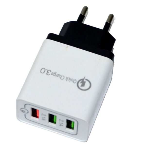 СЗУ [USB(3), 3.5A, 18W, QC 3.0] AR-QC черный