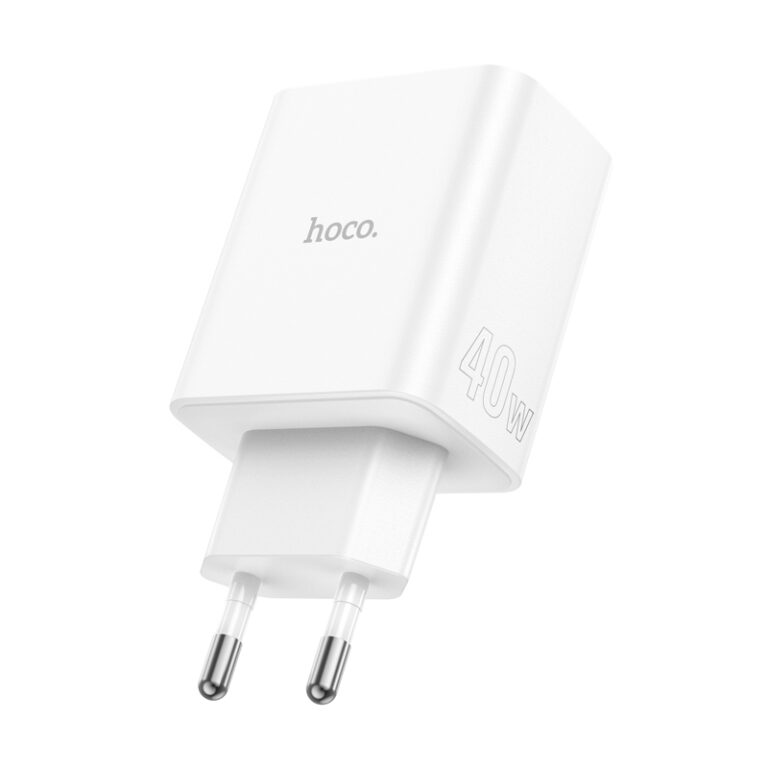 СЗУ с вых.USB,2*Type-C,3.0A,белый C126A Pure HOCO PD40W+QC3.0