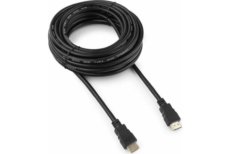 Кабель ГАРНИЗОН HDMI GCC-HDMI-7.5М, 7.5м, v1.4, M/M, черный, пакет