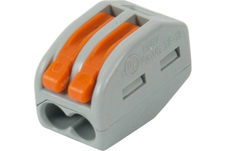 Клемма WAGO 222-412 зажимная 2x2.5мм (0.08-4.0мм)   380V; 32A