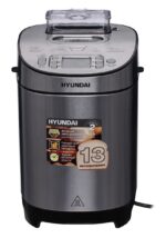 Hyundai HYBM-M0313G серебристый/черный Хлебопечь