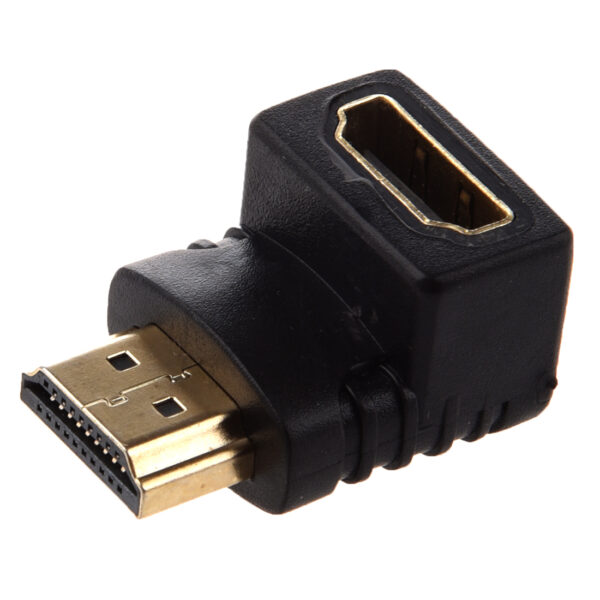 Переходник (2197) HDMI штекер/HDMI гнездо угловой