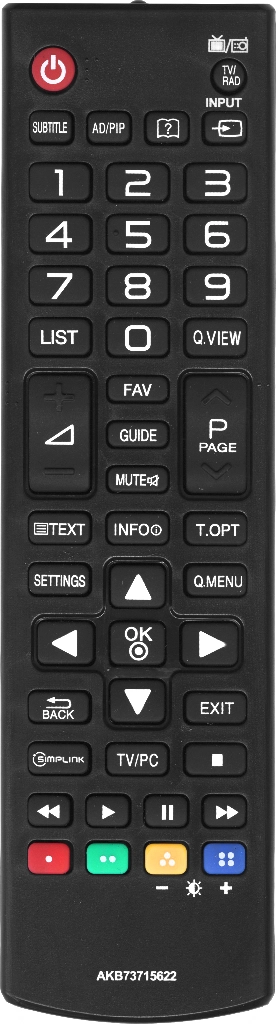 Пульт Huayu для LG AKB73715622