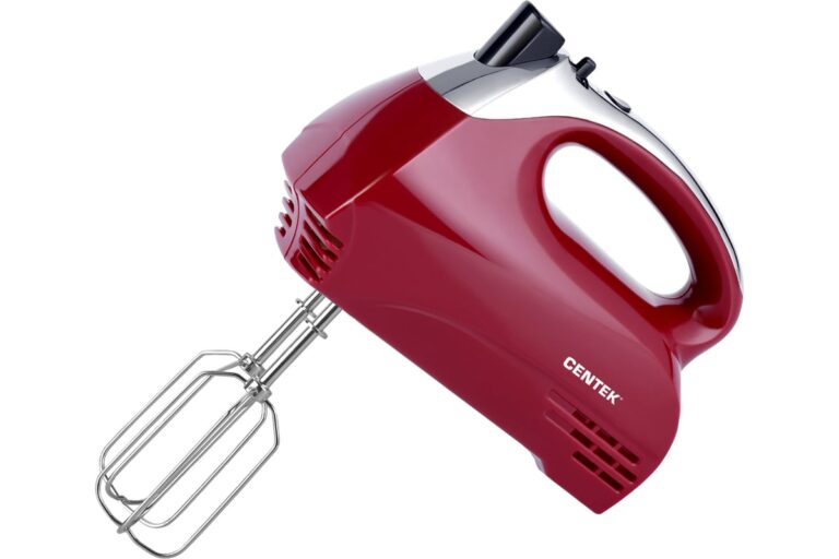 Centek CT-1118 хром/вишня Миксер ручной