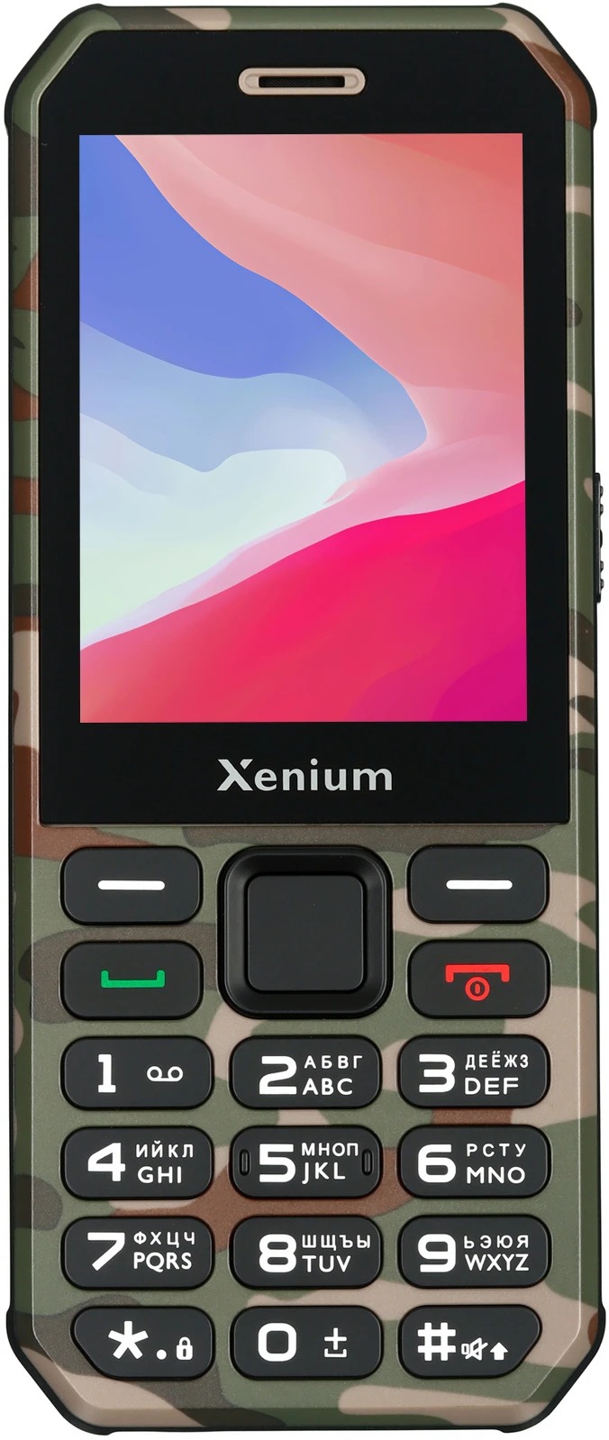 Xenium X300 Зеленый камуфляж Мобильный телефон
