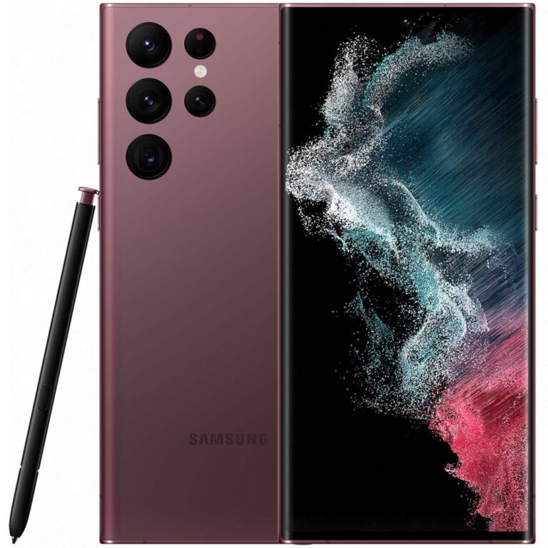 Samsung Galaxy S22 Ultra 8/128GB (SM-S908B/DS) Dark Red Смартфон