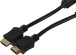 Шнур HDMI шт/HDMI шт 5.0м (с фильтрами) (5-813 5.0)  PREMIER Plastic-Gold