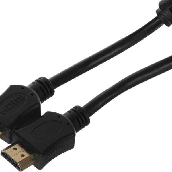 Шнур HDMI шт/HDMI шт 5.0м (с фильтрами) (5-813 5.0)  PREMIER Plastic-Gold