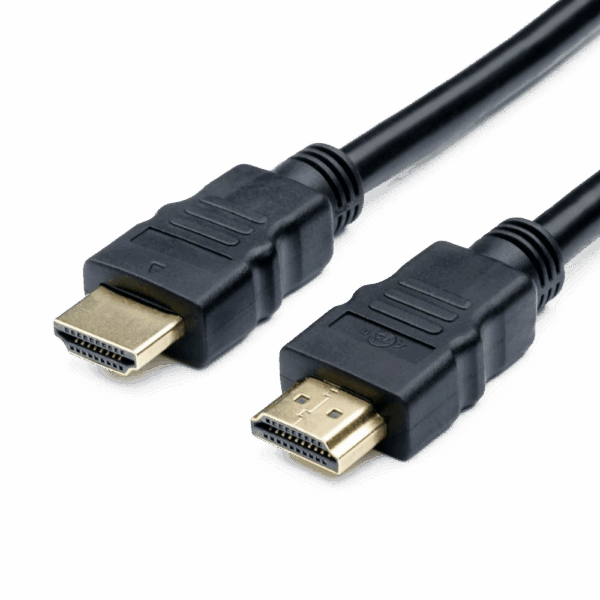 Шнур HDMI-HDMI gold, 1.5m без фильтров (PE bag)