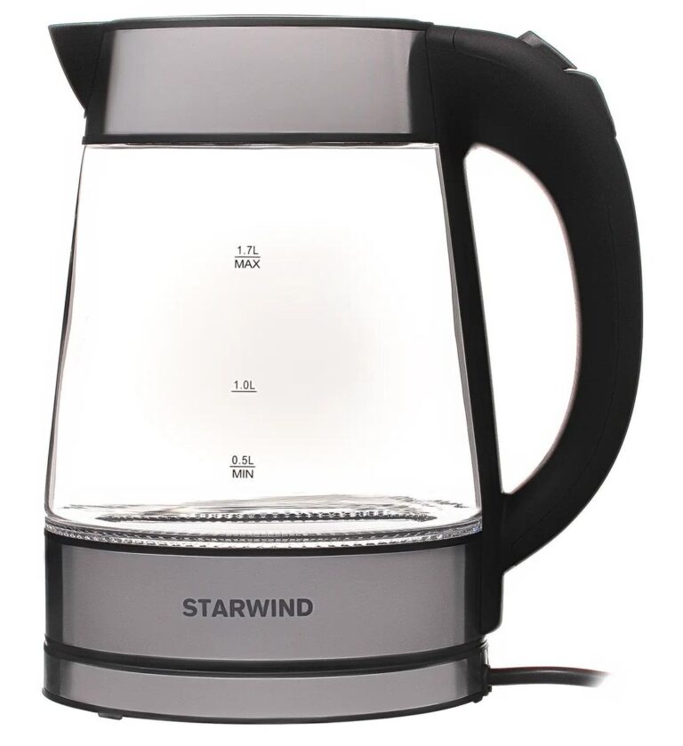 Starwind SKG3311 черный и серебристый Чайник электрический