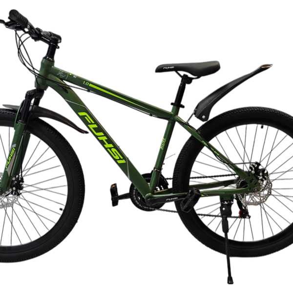 Fuhsi 27.5" 21скор (стальная рама, диск. тормоз) Зеленый (FU-27.5-4) Велосипед