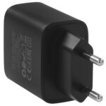 Borofone BA95A ilustre Сетевое зарядное устройство с выходом USB, 3.0А, черный, , QC3.0; дисплей