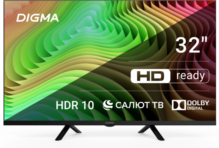 Digma DM-LED32SBB34 Черный Телевизор