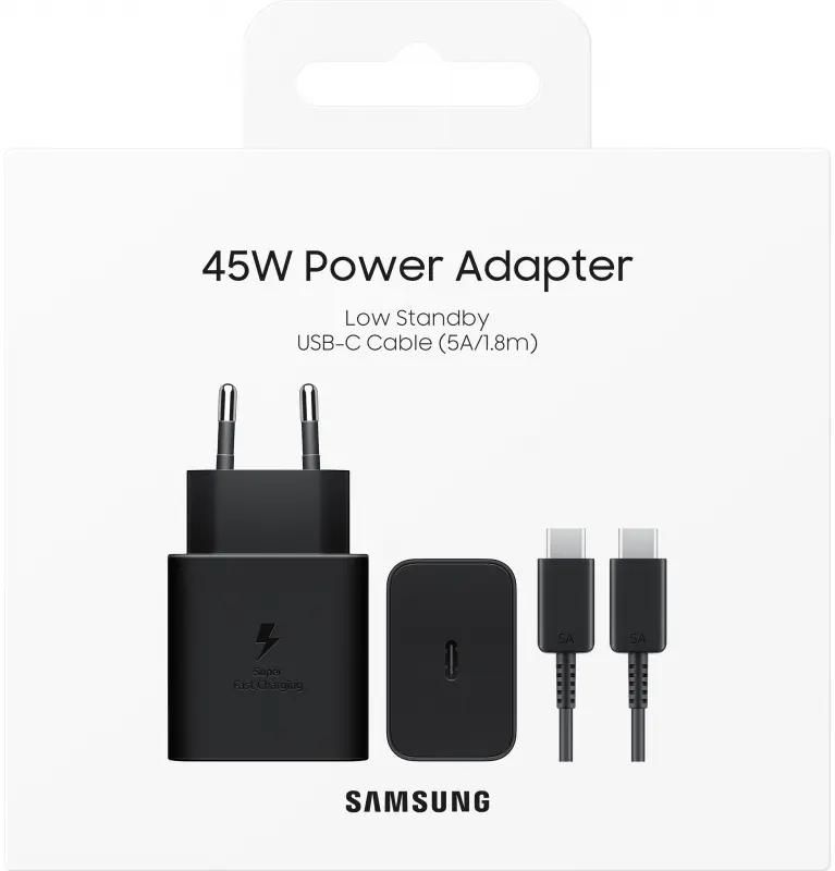 Samsung 45W EP-T4511XBEGWW кабель USB Type-C Черный Сетевое зарядное устройство