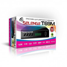 Ресивер эфирный T69M AC3 (Wi-Fi,IPTV опция)  SELENGA DVB-T2/T/C 1920x1080; процессор GX 6701;  диспл