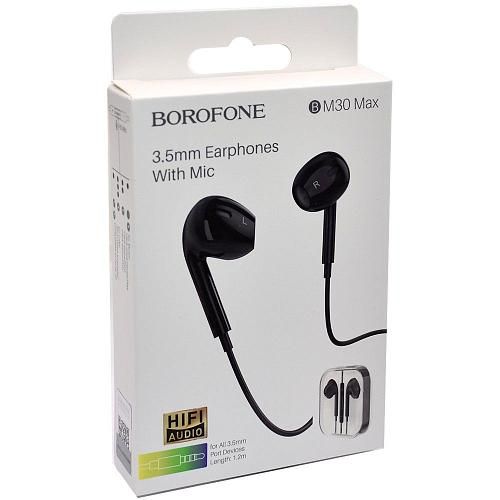 BOROFONE BM30 черный Наушники вставные Max Acoustic