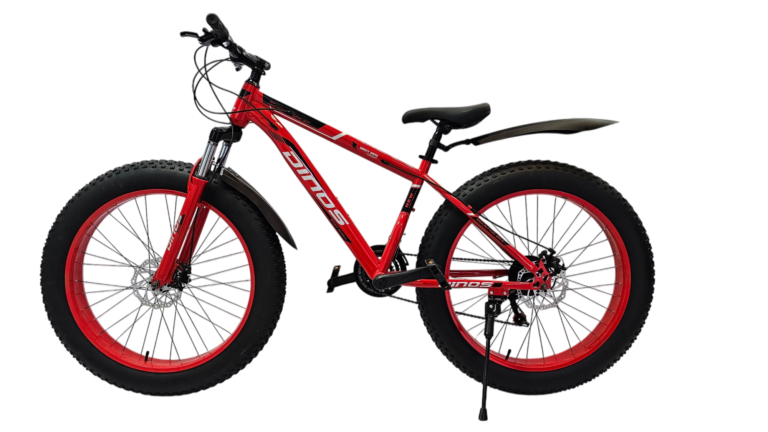 Dinos 26" 21скор (стальная рама, диск. тормоз) Красный (DIN-31-5) Велосипед Fatbike