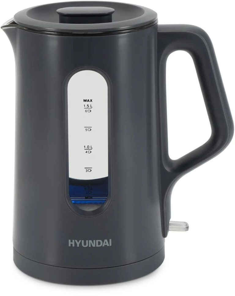 Hyundai HYK-G4508 серый/прозрачный Чайник электрический