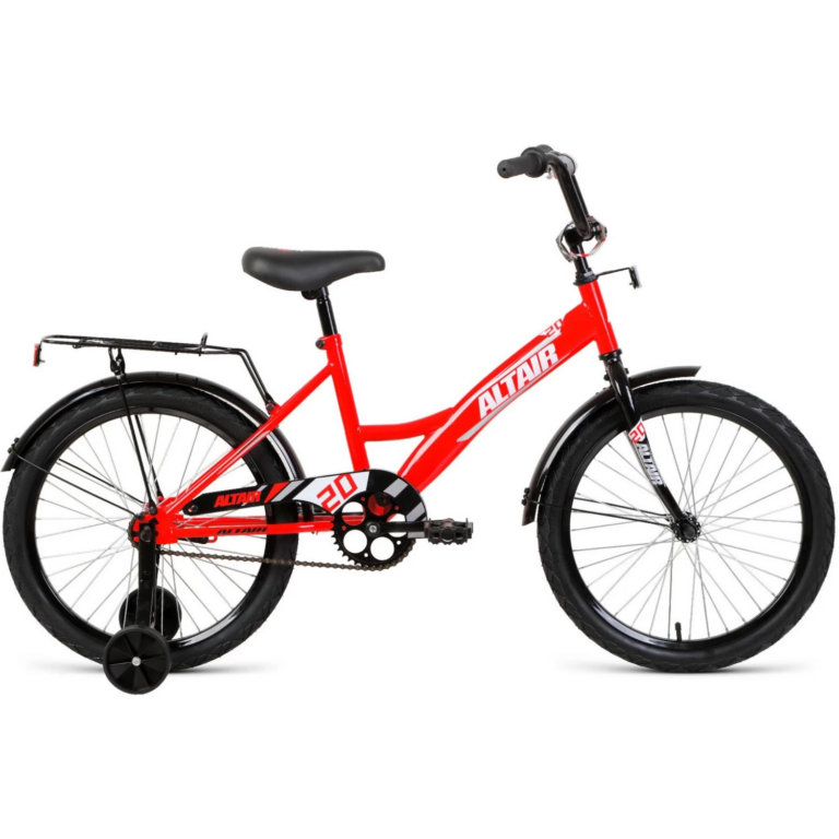 ALTAIR KIDS 20 (20" 1 ск. рост. 13") 2022, красный/серебристый, IBK22AL20043 Велосипед