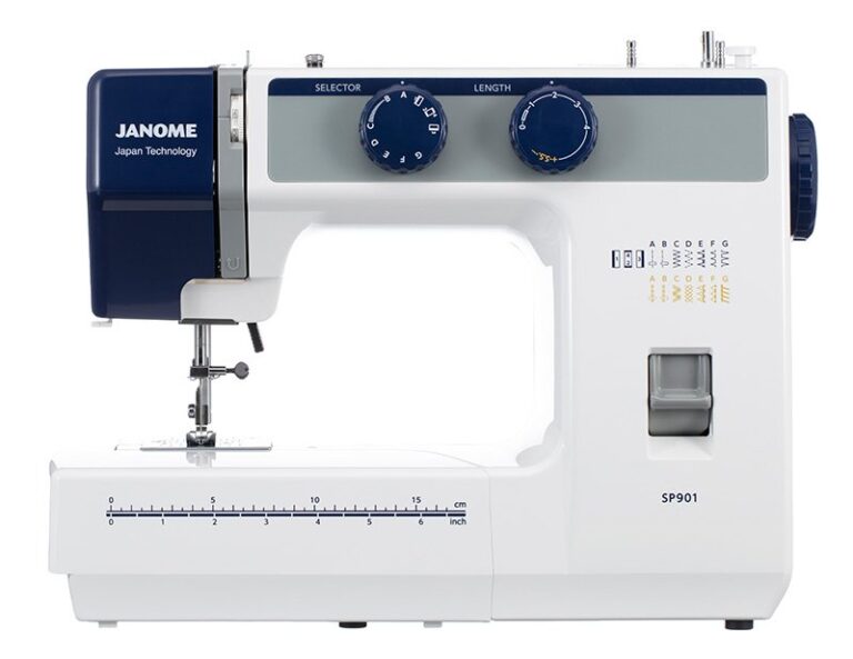 Janome SP901 Белый-синий Швейная машина