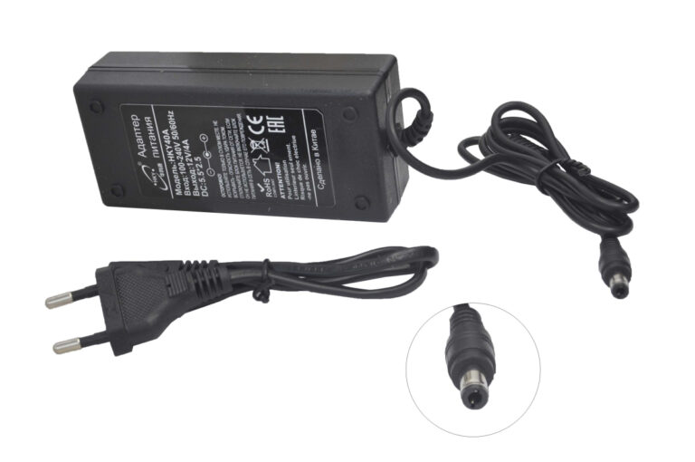 Блок питания AC/DC 220V/24V 5.0A (5.5*2.5) Стабилизированный, для быт. и офис. техники