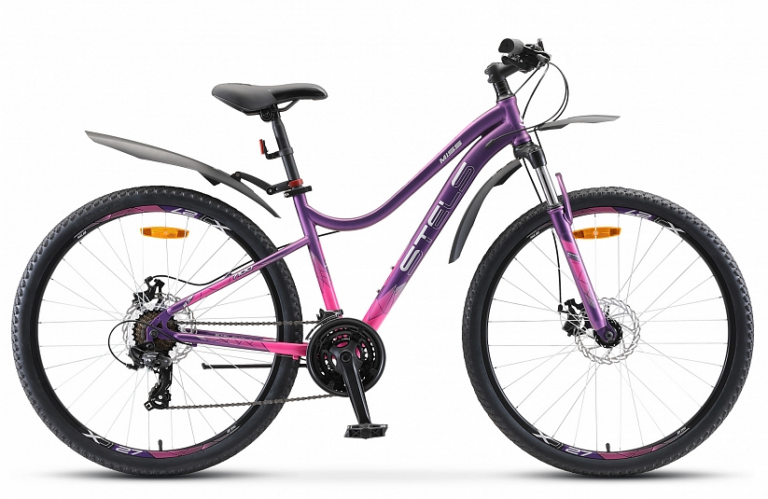 STELS Miss-7100 MD 27.5" V020 (м), EP-00005975*X0000001308* 18" Пурпурный 2020 Велосипед