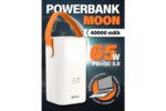 Perfeo Powerbank MOON 65W 40000 mAh/LED дисплей/PD+QC 3.0/2Type-C/2 USB/ Портативный аккумулятор