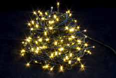Гирлянда "Нить" 21м, теплый (ww.01.5B.300-) Winner Light светодиоды - 300шт; черный провод 220V, IP2